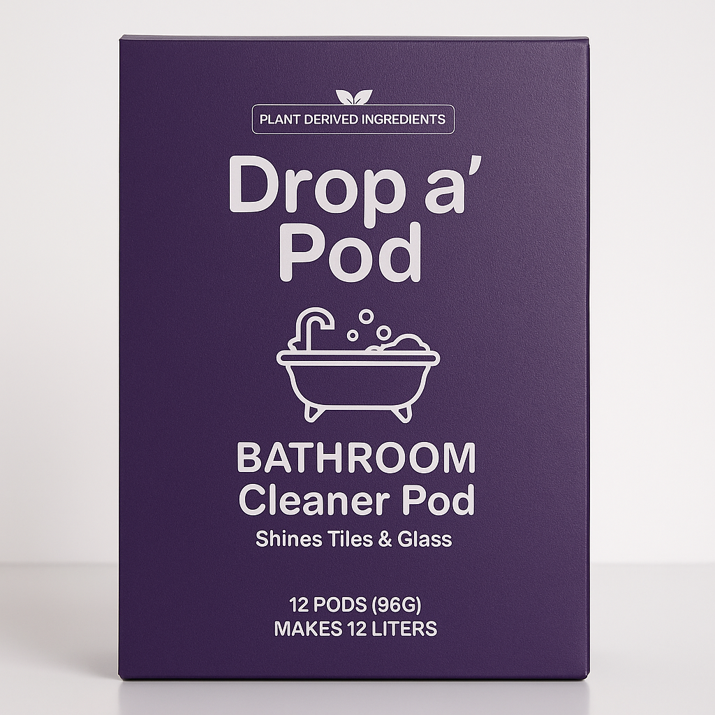 Drop a Pod Bathroom Cleaner Extended Supply Box – 12 Pods (Makes 12L)