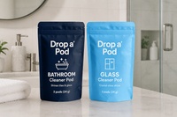 Drop a Pod Bathroom Care Bundle – 6 Pods (Deep Clean + Streak-Free Shine, Makes 6L)