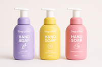 Drop a Pod Foaming Hand Soap Starter Kit – 3 Refillable Bottles + 9 Pods (Makes 9 Refills) | Gentle, Eco-Friendly