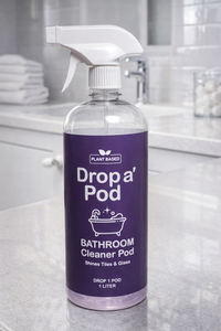 Drop a Pod Bathroom Cleaner Extended Starter System – 1 Bottle + 12 Pods (Makes 12L)