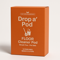 Drop a Pod Floor Cleaner Extended Supply Box – 12 Pods (Makes 12L)