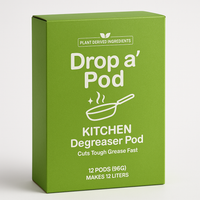 Drop a Pod Kitchen Degreaser Extended Supply Box – 12 Pods (Makes 12L)