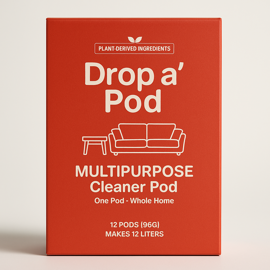 Drop a Pod Multipurpose Cleaner Extended Supply Box – 12 Pods (Makes 12L)