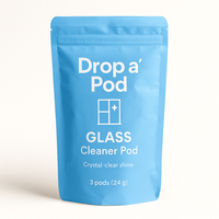 Drop a Pod Bathroom Care Bundle – 6 Pods (Deep Clean + Streak-Free Shine, Makes 6L)